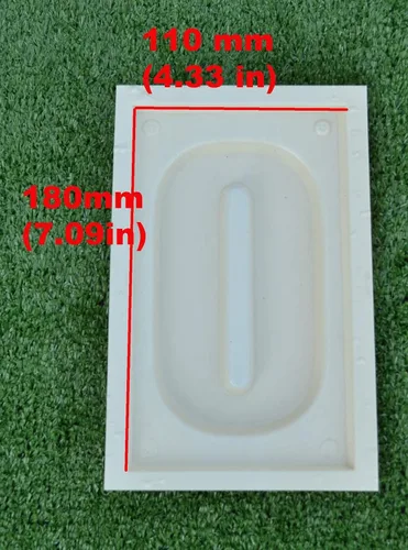 Miniatura 3 de Venta Set de 0-9 Números 10 Moldes de Plástico Hormigón o Yeso Jabón Molde D22 (180 mm (7.09in))