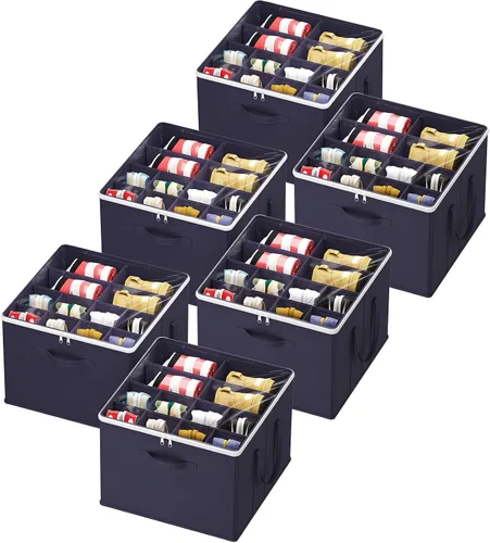 Miniatura 25 de Lifewit Organizador de almacenamiento de zapatos para armario para 12-16 pares, contenedor de almacenamiento grande de tela con cubierta