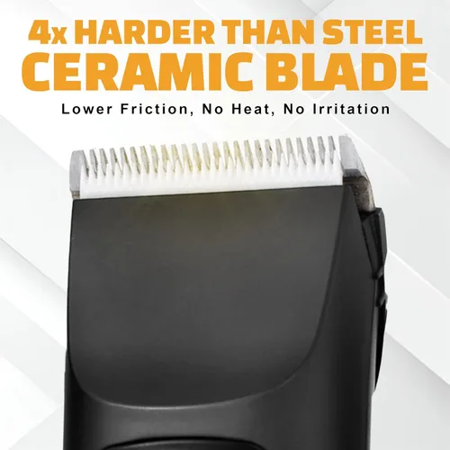 Miniatura 3 de Brio Beardscape V1 Recortador de barba para hombre profesional con cuchilla de cerámica de baja fricción, recortador de pelo inalámbrico profesional