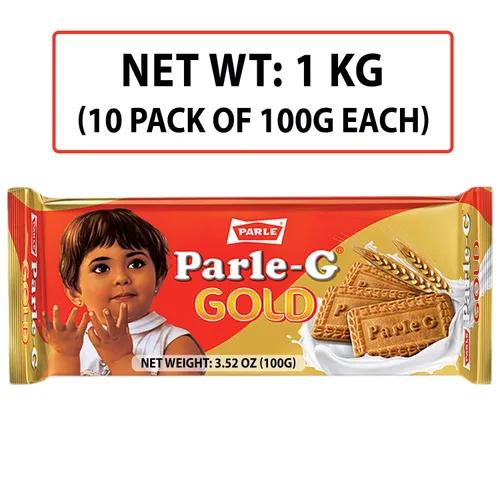 Miniatura 3 de Parle -G Galletas de Oro, 2.2 lbs (10 pack de 3.53 oz)