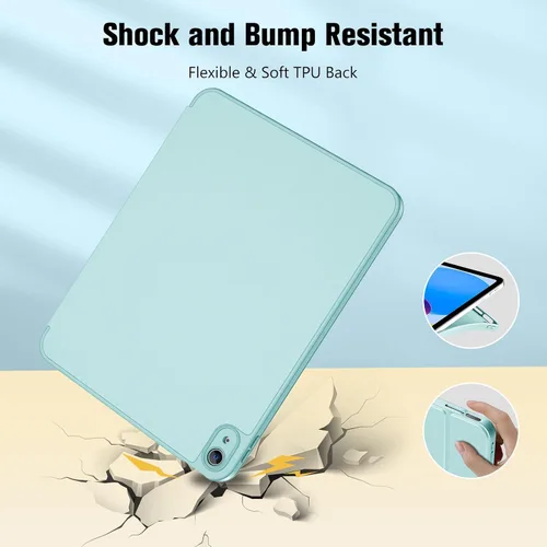 Miniatura 6 de ProCase Funda para iPad (A16) de 11ª Generación de 11 Pulgadas 2025/iPad de 10ª Generación de 10.9 Pulgadas 2022 con Soporte para Lápiz, Funda