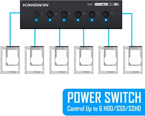 Miniatura 5 de Controlador de refrigeración KingWin, Negro