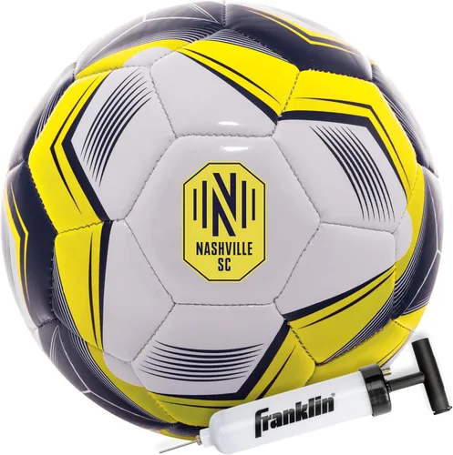 Miniatura 38 de Franklin Sports Pelotas de fútbol oficiales del equipo MLS - Balones de fútbol oficiales tamaño 5 - Balón de fútbol de tamaño y peso reglamentario