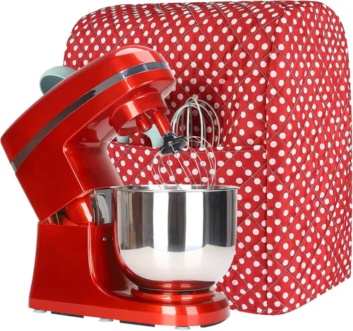 Miniatura 11 de Funda para batidora de cocina Kitchen Aid compatible con batidoras de 6 a 8 cuartos de galón Kitchen Aid/Hamilton de pie/cabeza inclinable