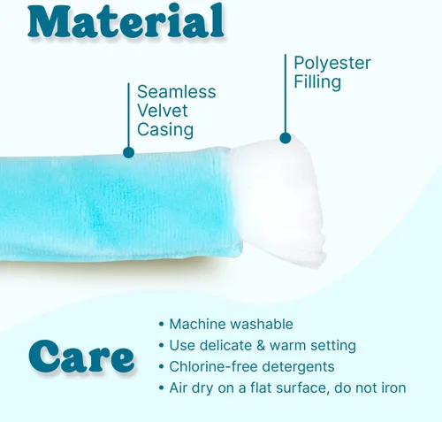 Miniatura 3 de Ultra Suave 1kg (2.2 LBS) Hilo Grueso para Tejer a Mano, Hilo de Tubo de Tela de Terciopelo Luxuoso para Hacer Bolsos, Almohadas, Mantas, Azul Ártico