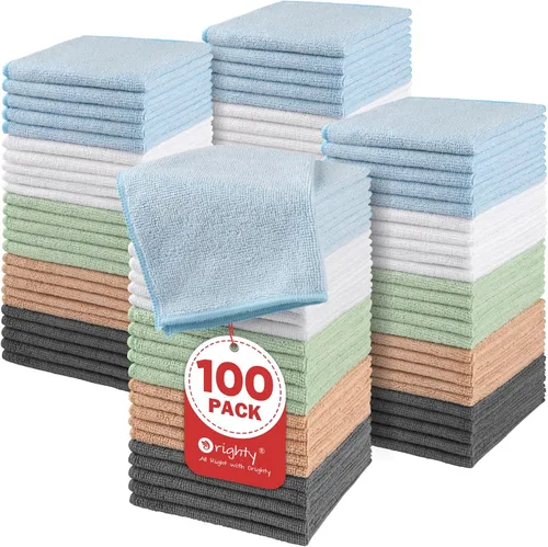Miniatura 30 de Orighty Paquete de 5 toallas faciales de microfibra, altamente absorbentes y suaves al tacto, toallas de mano para baño, hotel, spa y gimnasio, 11.5