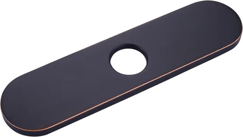 Miniatura 9 de Placa de cubierta de orificio para grifo de fregadero de 10 pulgadas para lavabo de baño y cocina, grifo de bronce frotado con aceite, placa