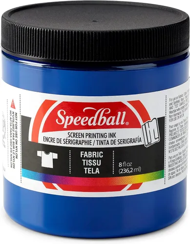 Miniatura 40 de Speedball Tinta de impresión de pantalla de tela, 8 onzas, color negro para impresión de camisetas y serigrafía