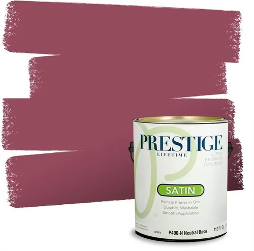 Miniatura 49 de Prestige Paints - Pintura exterior e imprimación en uno, 1 galón, plano, E500-P-A011GP