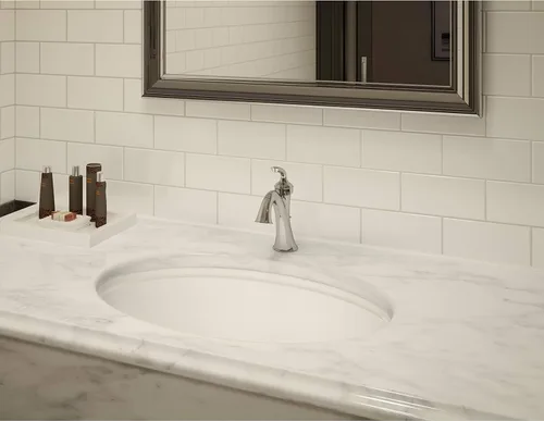 Miniatura 2 de Symmons SLS-5512-1.0 Olm Grifo de baño de una sola manija con montaje de drenaje en cromo pulido (1.0 GPM)
