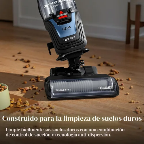Miniatura 5 de Bissell Borrador de pelo de mascotas con potente succión, HEPA, rollo de cepillo sin enredos, 39883