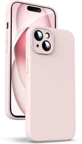 Miniatura 18 de Supdeal Funda de silicona líquida para iPhone 12 Pro Max, [protección de cámara] [antihuellas dactilares] [carga inalámbrica] Funda protectora de 4