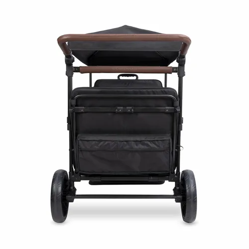 Miniatura 7 de WONDERFOLD X4R Rev Stroller Wagon (4 plazas) – Carro plegable con arnés de cinturón de seguridad de 5 puntos, asientos reclinables y espacios