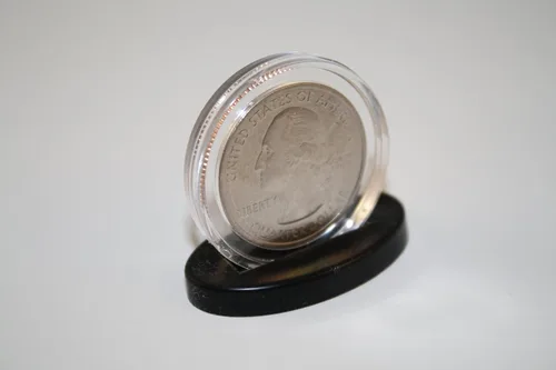 Miniatura 3 de Soportes de exhibición de monedas individuales para cápsulas de medio dólar o cuarto (cantidad: 25)