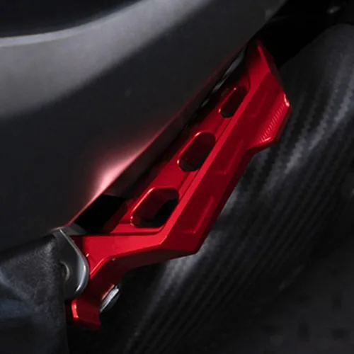 Miniatura 2 de ESPEEDMTC para YAMAHA Fazer FZ-1 FZ-6 FZ-6R FZ-8 FZ-8S FZ-25 Pasapiés trasero Pasapiés Pasador Pasador Ampliador Pedal CNC Reposapiés de aluminio