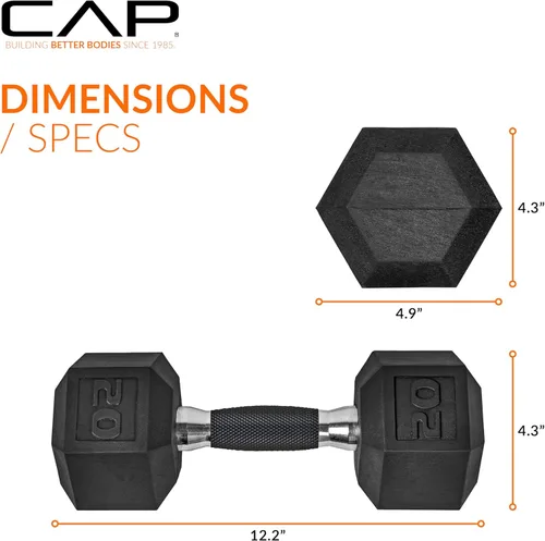 Miniatura 4 de CAP Barbell - Mancuerna recubierta Varias opciones de pares y conjuntos