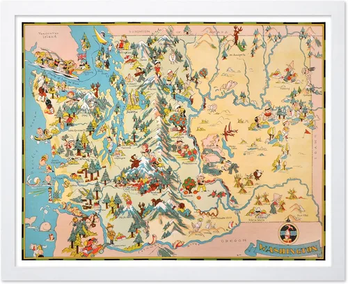Miniatura 29 de Poster Master Póster retro de viaje con mapa monumental vintage de Florencia, arte italiano, gran regalo para hombres, mujeres, amantes