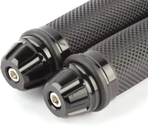 Miniatura 5 de Motorcycle 7/8" CNC Hand Grips Aluminum Rubber Gel Handlebar for Sport Bike(Red)