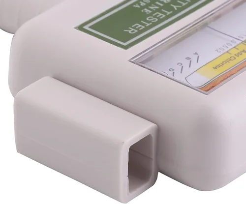 Miniatura 8 de Probador digital de agua, lector digital de tiras de prueba para pruebas de agua de piscina y spa, kit de probador de bolsillo de pH hermético PH60