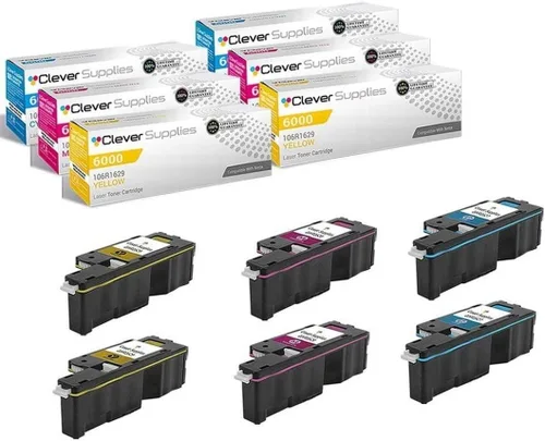 Miniatura 331 de CS compatible Xerox Phaser 6510/WorkCentre 6515 (106r03480) 2 cartuchos de tóner negro para Phaser 6510, WorkCentre 6515 2 negro