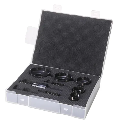 Miniatura 6 de Jetax Tools - Juego de 5 piezas de sierra de agujero TCT de cambio rápido, 7/8 pulgadas, 1-1/8 pulgadas, 1-3/8 pulgadas, 1-3/4 pulgadas, 2 pulgadas