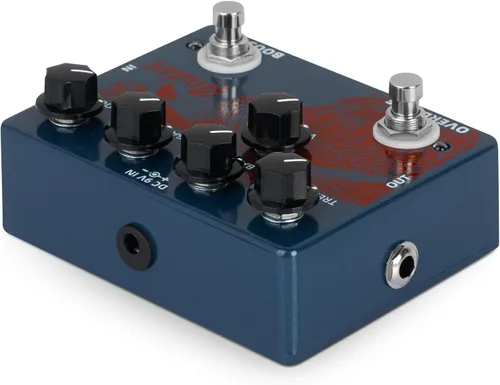Miniatura 4 de Caline DCP-11 Andes Boost Overdrive Pedal de efecto dual para guitarra