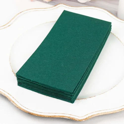 Miniatura 34 de Efavormart - Paquete de 20 servilletas de papel Airlaid suaves de lino de color burdeos, altamente absorbentes, desechables Borgoña