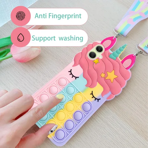 Miniatura 3 de nancheng - Funda de silicona suave a prueba de golpes para Samsung Galaxy A05, funda protectora de silicona antiarañazos, antideslizante