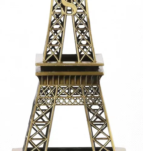 Miniatura 4 de Adorno decorativo creativo de metal de la Torre Eiffel de París, decoración de pasteles, regalo, fiesta, soporte de joyería, decoración del hogar