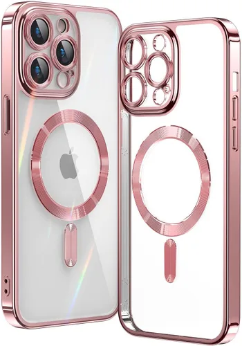 Miniatura 10 de Facbiny Funda para iPhone 14 Pro, compatible con MagSafe, protección completa de la cámara, funda magnética suave a prueba de golpes diseñada