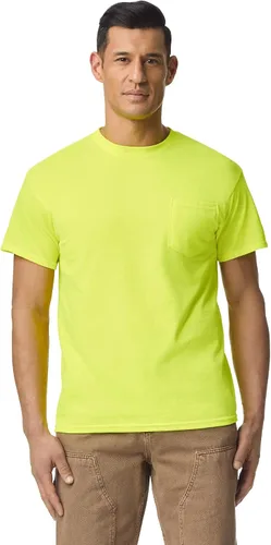 Miniatura 2 de Gildan Camisetas de trabajo DryBlend para hombre con bolsillo, 2