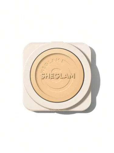 SHEGLAM SKin-Focus Base en Polvo de Cobertura Completa Control de Aceite Ligero Polvo Prensado para Rostro Maquillaje-Linen Lino