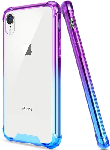 Miniatura 8 de Funda compatible con iPhone XR, transparente para iPhone XR, bonita funda antiarañazos, delgada, esquinas reforzadas, TPU a prueba de golpes, funda