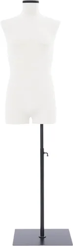 Miniatura 16 de Maniquí masculino con forma de cuerpo de maniquí, 27.5 a 51 pulgadas de altura ajustable de media longitud, modelo de ropa para exhibición