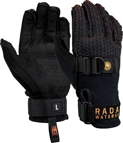Miniatura 8 de Radar Guantes deportivos acuáticos Hydro-A para hombre, palma de agarre adhesivo Amara, cierre PowerPull, corte láser, dedos precurvados, ajuste sin