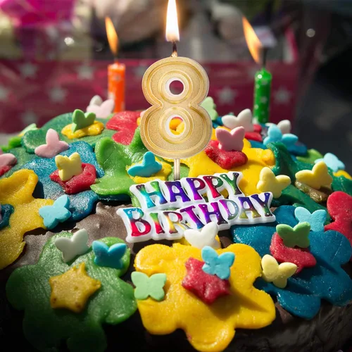 Miniatura 5 de Luter Velas de pastel de cumpleaños con purpurina dorada, velas número 3, decoración de pastel de cumpleaños para fiestas, niños y adultos