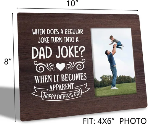 Miniatura 3 de Regalos para papá: placa de marco de fotos, feliz día del padre, divertido marco de fotos, regalo ideal para papá de hija o hijo
