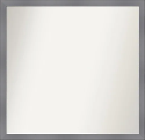 Miniatura 552 de Amanti Art Espejo personalizado, espejo de baño gris plomo a rayas, espejo de pared o espejo de tocador de baño sobre el fregadero