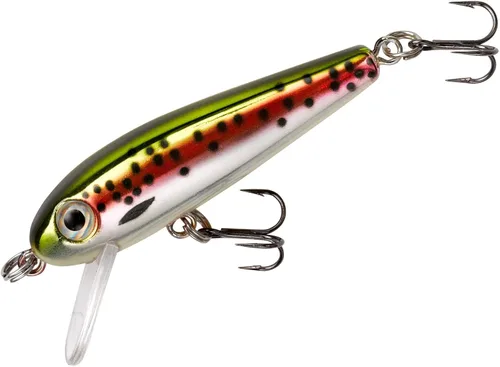 Miniatura 9 de Señuelos Rebel Tracdown de hundimiento lento, Crankbait para pesca de róbalo, trucha y lucioperca