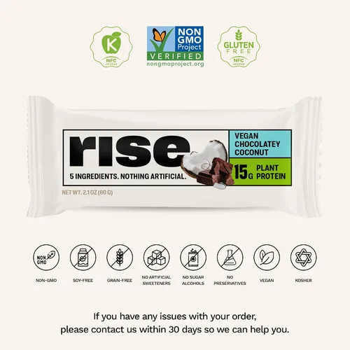Miniatura 3 de Barritas de proteínas Rise sin gluten