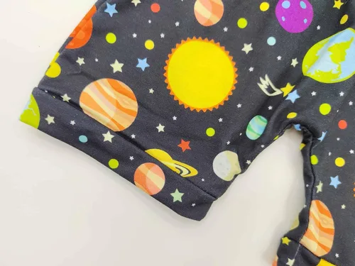 Miniatura 4 de Disfraz de primer cumpleaños espacial para bebé, traje de primer pastel de un año + pantalones cortos, regalo de astronautas