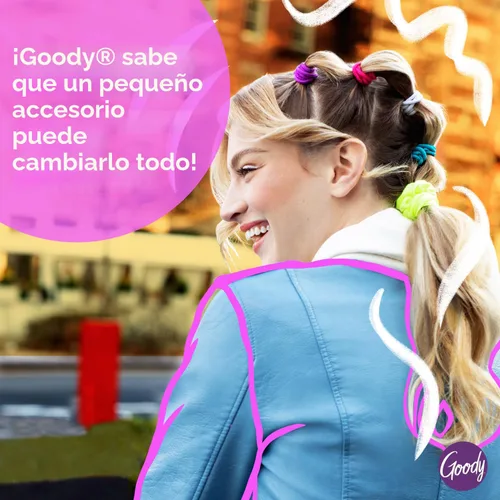 Miniatura 5 de Goody Ouchless - Coletero para el cabello para mujer, 8 unidades, neutro, adecuado para todo tipo de cabello, accesorios para el cabello sin dolor