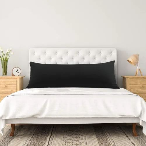 Miniatura 3 de PiccoCasa Funda de almohada corporal con cierre de cremallera, funda de almohada corporal de microfibra cepillada de 110 GSM, fundas de almohada