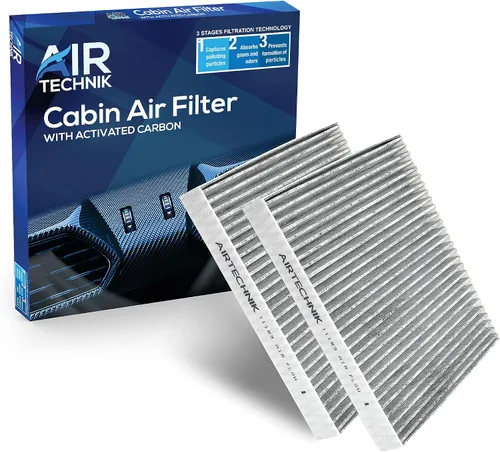 Miniatura 10 de AirTechnik CF11183 Filtro de aire de cabina con carbón activado Compatible con Dodge Durango 2011-2025, Jeep Grand Cherokee 2011-2021, Grand