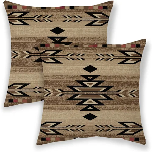 Miniatura 14 de BETGINY Fundas de almohada de verano para exteriores de 16 x 16 pulgadas, 2 unidades, color aguamarina, verde azulado, crema, sol, bohemio