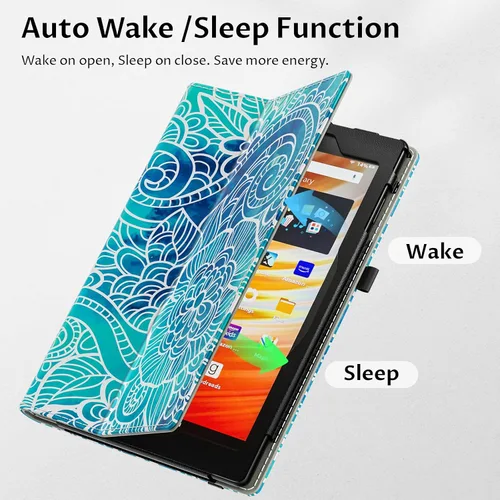Miniatura 3 de VORI Funda para tableta Amazon Kindle Fire HD 10 (13ª/11ª generación 2023/2021) y Fire HD 10 Plus – Funda plegable delgada con función