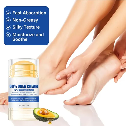 Miniatura 3 de 3 unidades de crema hidratante y antigrietas para pies, crema de urea de máxima fuerza para pies, loción de pies para talones, manos secas