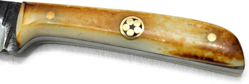 Miniatura 6 de Cuchillo de despellejado Titan International Knives TC-30 de acero Carbono 1080 Cuchillo de utilidad hecho a mano EDC Hoja fija