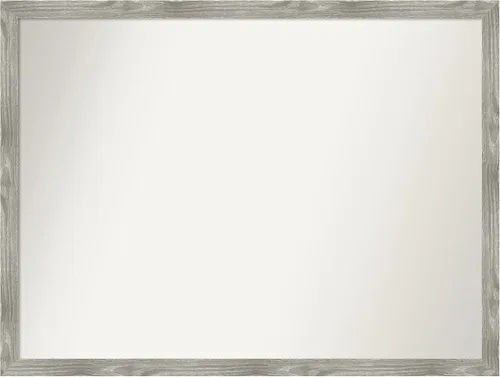Miniatura 230 de Amanti Art Espejo personalizado, espejo de baño gris plomo a rayas, espejo de pared o espejo de tocador de baño sobre el fregadero