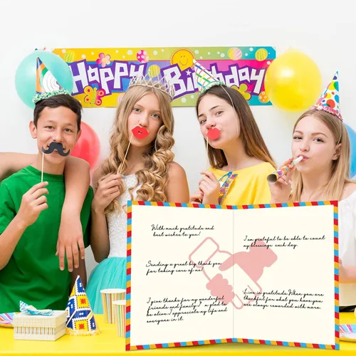 Miniatura 4 de Una Tarjeta de Felicitación Gigante de Agradecimiento Muy Grande con Sobre Tarjeta de Gratitud Gigante Gracias para Cumpleaños, Fiesta, Baby Shower